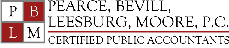 pearce, bevill, leesburg, moore, p.c. logo