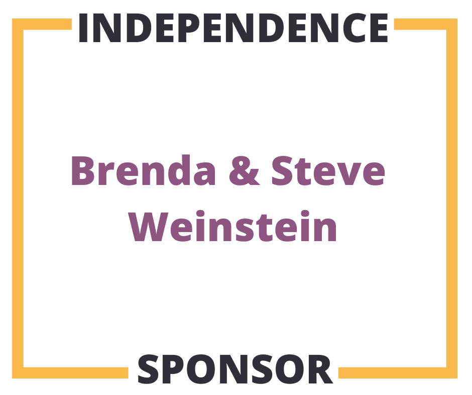 Independence Sponsor Brenda and Steve Weinstein