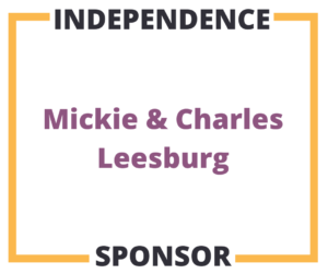 Independence Sponsor Mickie and Charles Leesburg