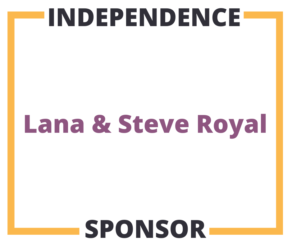 Independence Sponsor Lana and Steve Royal
