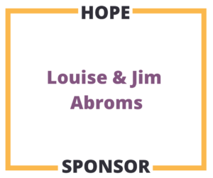 Hope Sponsor Louise & Jim Abroms