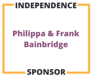 Independence Sponsor Philippa and Frank Bainbridge