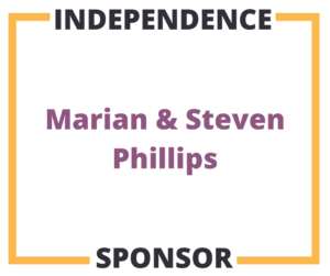 Independence Sponsor - Marian and Steven Phillips